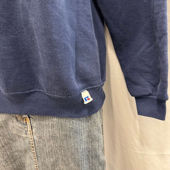 Vintage Russell Athletic Dallas Cowboys Sweatshirt Youth XL USA Navy Crewneck - Picture 5 of 7